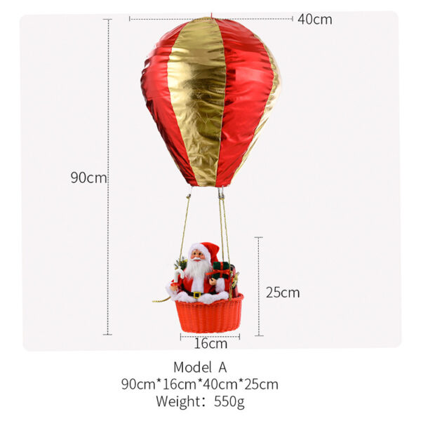 Christmas Decoration Hot Air Balloon Atmosphere Ceiling – Image 6