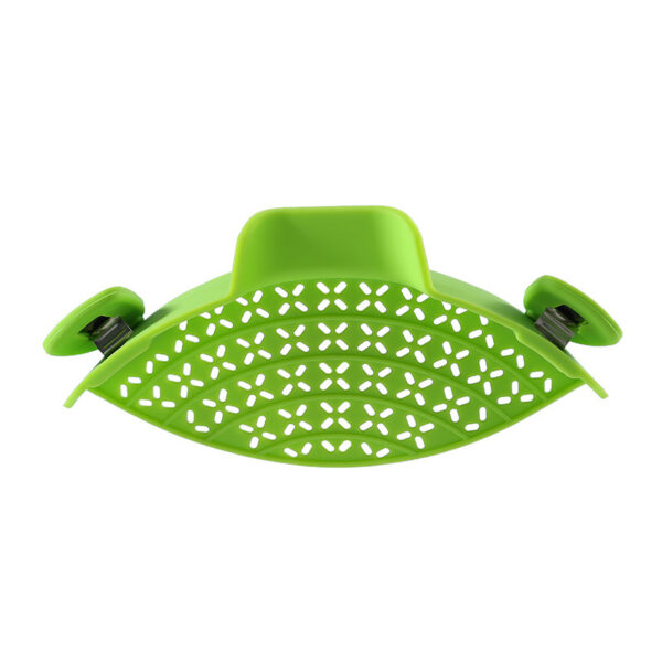 Kitchen Gadgets Silicone Pot Side Drain Stopper – Image 6