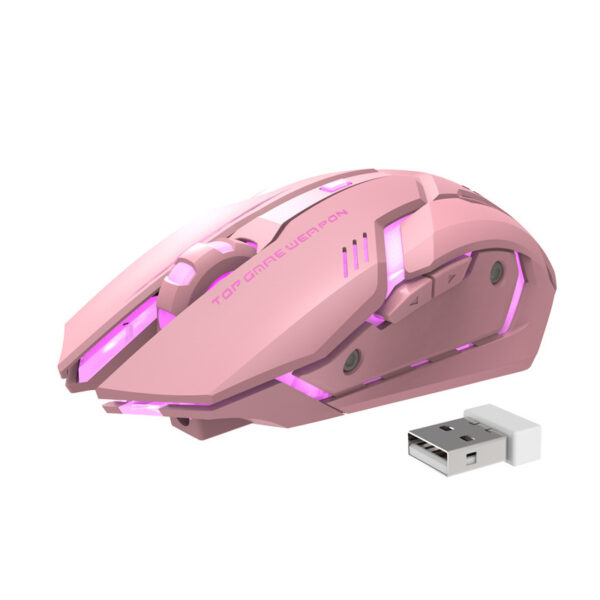 Wireless Charging Silent Gaming Mouse Machinery – Image 3