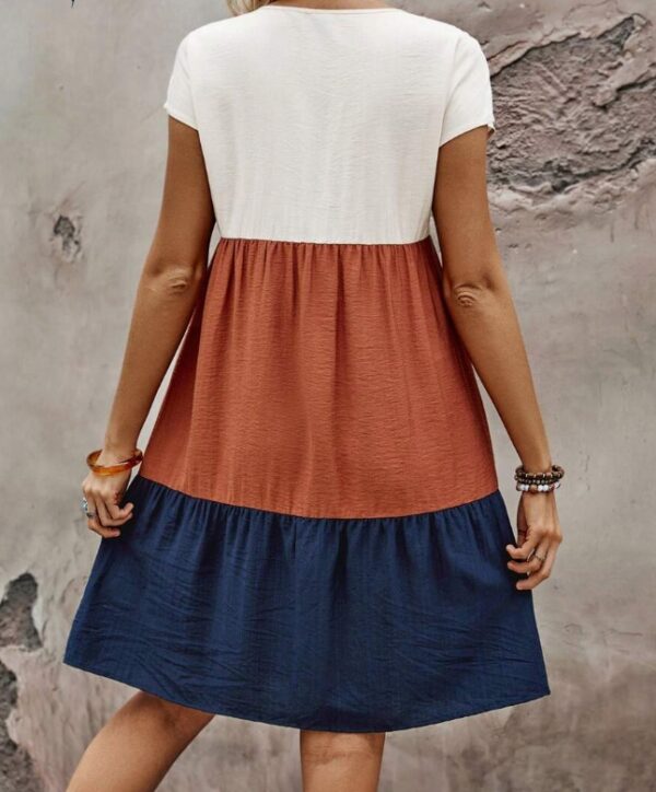 Print V-neck Dress For Women – Image 5