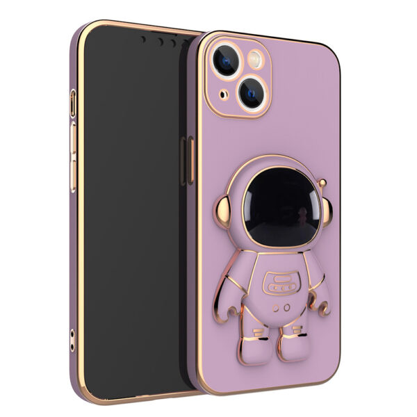 3D Astronaut Phone Case Anti-Drop Electroplating Bracket – Image 6
