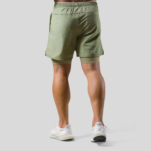 Men's Sports Casual Shorts Double Layer Basketball Running – Image 4