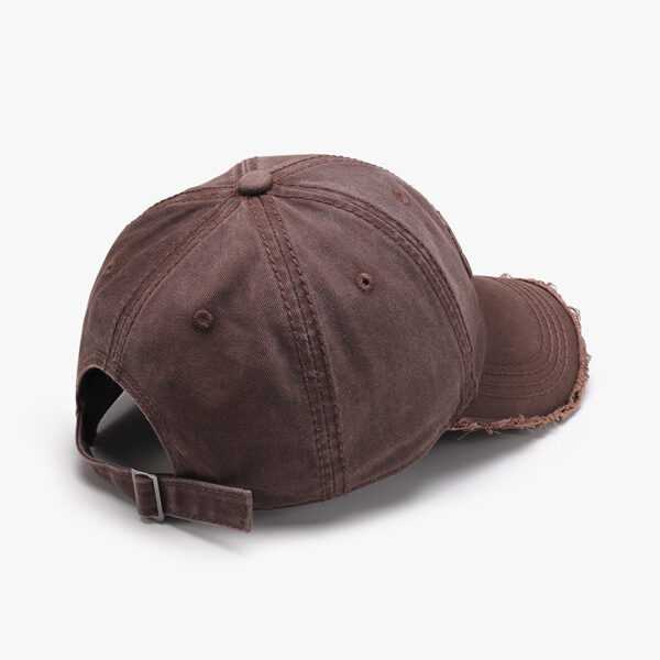 Letter Three-dimensional Embroidery Soft Top Burr Men's Baseball Cap – Image 3