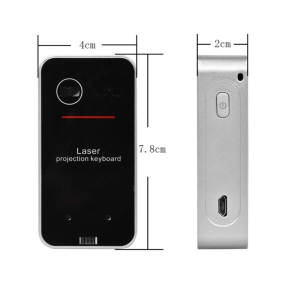 LEING FST Virtual Laser Keyboard Bluetooth Wireless Projector Phone Keyboard For Computer Pad Laptop With Mouse Function – Image 9