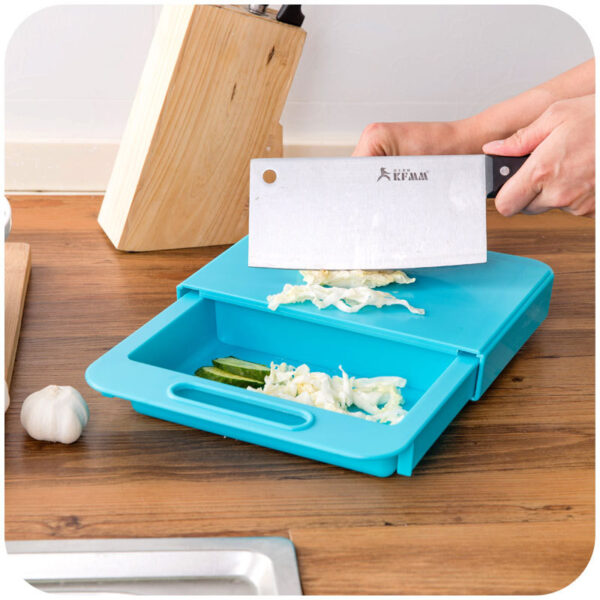 Multifunction Kitchen Chopping Blocks Sinks Drain Basket Cutting Board Vegetable Meat Tools Kitchen Accessories Chopping Board – Image 3