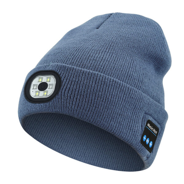 Removable And Washable Rechargeable LED Luminous Lighting Knitted Hat – Image 10