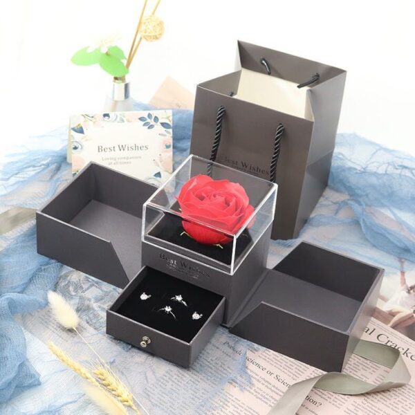 Valentine's Day Plastic Eternal Flower – Image 3