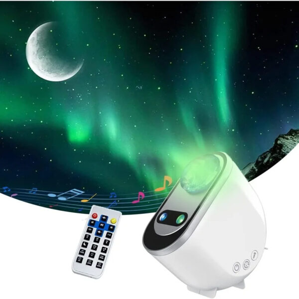 Aurora Borealis Starlight Projectors LED Galaxy Star Atmosphere Galaxy Night Light Home Bedroom Sky Moon Lamp Room Decor Gift – Image 3