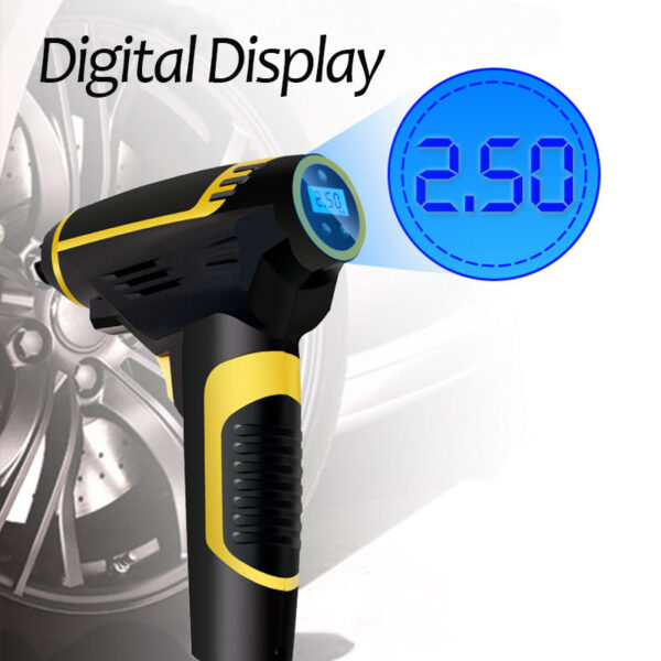 Automatic Portable Handheld Digital LED Smart Car Air Compressor – Image 6