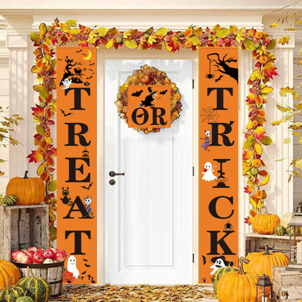 Halloween decoration outdoor banner halloween couplets – Image 5