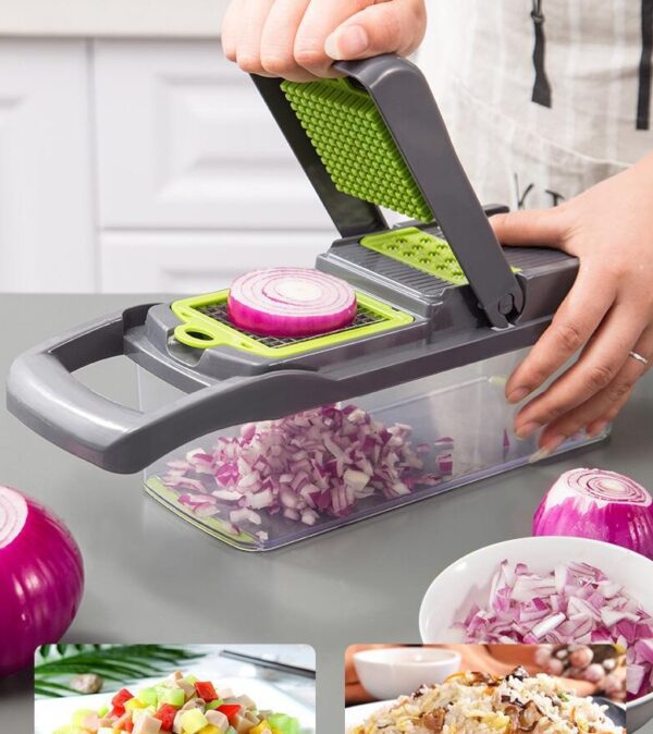 Multifunctional Vegetable Cutter Home Kitchen Slicing And Dicing Fruit Artifact – Image 6