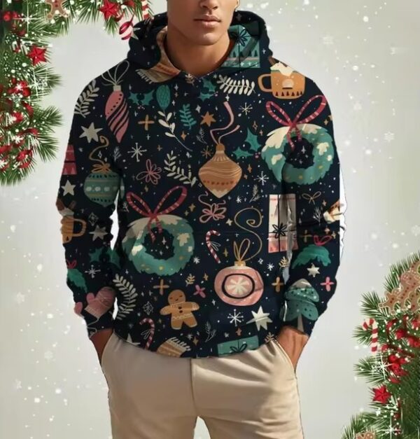 Christmas Men's Hoodie 3d Digital Printing – Image 6