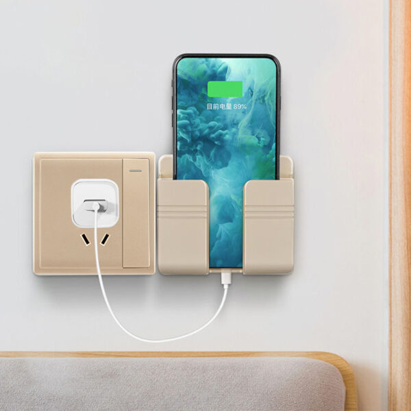 Mobile Phone Charging Storage Rack Punch-free Sticky Storage Box – Image 8