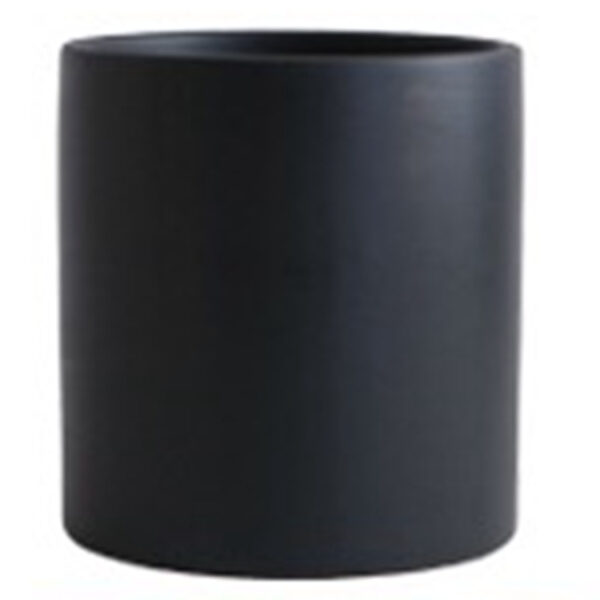 Nordic Industrial Style Colorful Ceramic Flowerpot Succulent Planter Green Plants Cylindrical Shape Flower Pot With Hole Tray – Image 6