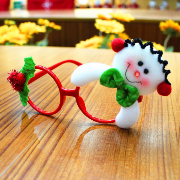 Christmas glasses frame Christmas party supplies Christmas gifts Christmas decorations glasses Santa glasses – Image 5