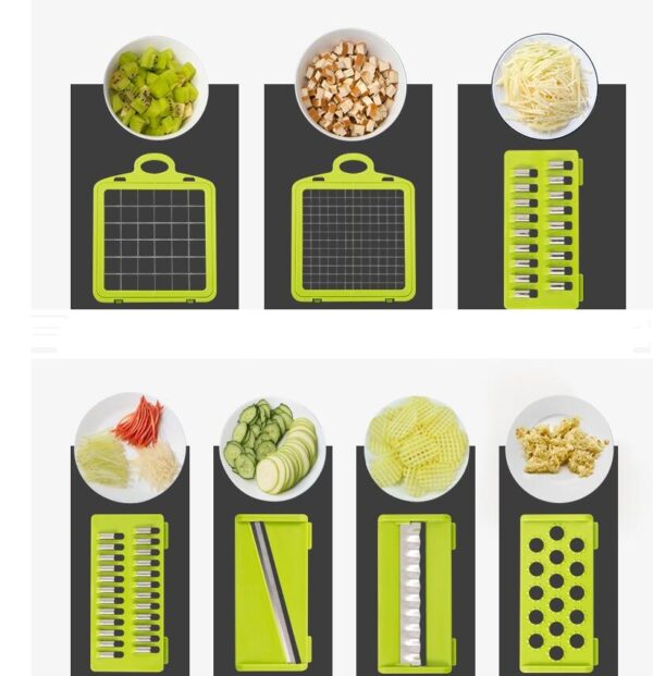 Multifunctional Vegetable Cutter Home Kitchen Slicing And Dicing Fruit Artifact – Image 8