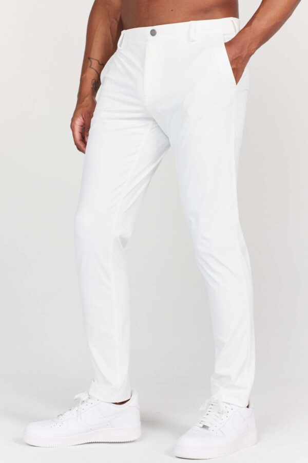 Four Seasons Slim Fit Men's Casual Solid Color Trousers – Image 6