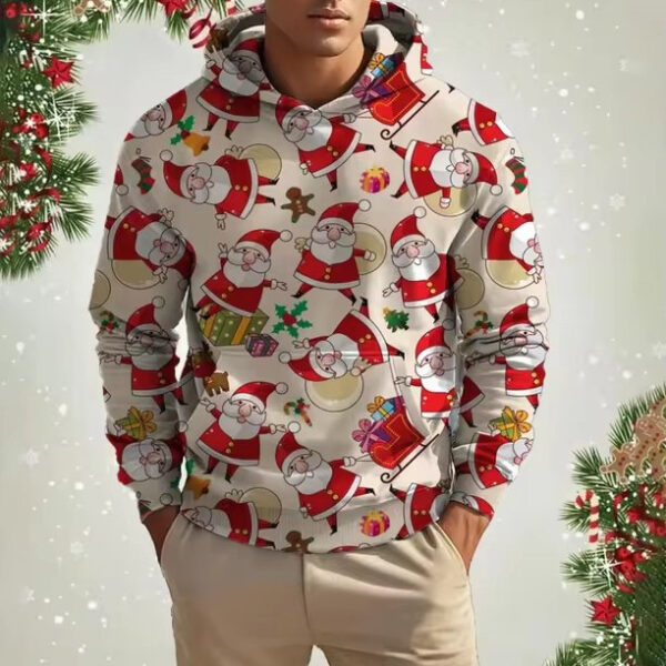 Christmas Men's Hoodie 3d Digital Printing – Image 5