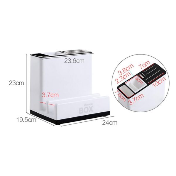 Tableware Storage Holders Kitchen Knife Plastic Storages Racks For Kitchen Convenience Cabinet Kitchen Gadgets – Image 6