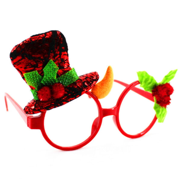 Christmas glasses frame Christmas party supplies Christmas gifts Christmas decorations glasses Santa glasses – Image 2