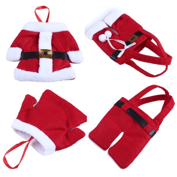 Christmas knife and fork bag Christmas tableware set – Image 2