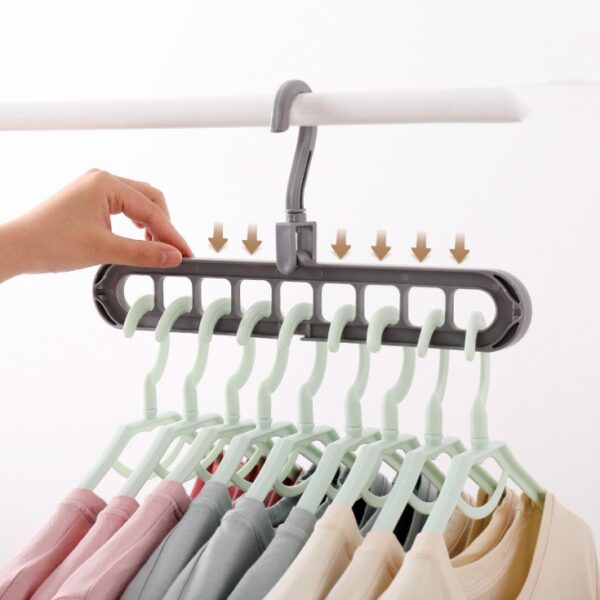 Clothes Hanger Plastic Storage Hanger Hanger Hook – Image 5
