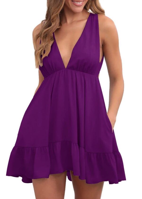 Backless Sleeveless Sling Dress Women – Image 10