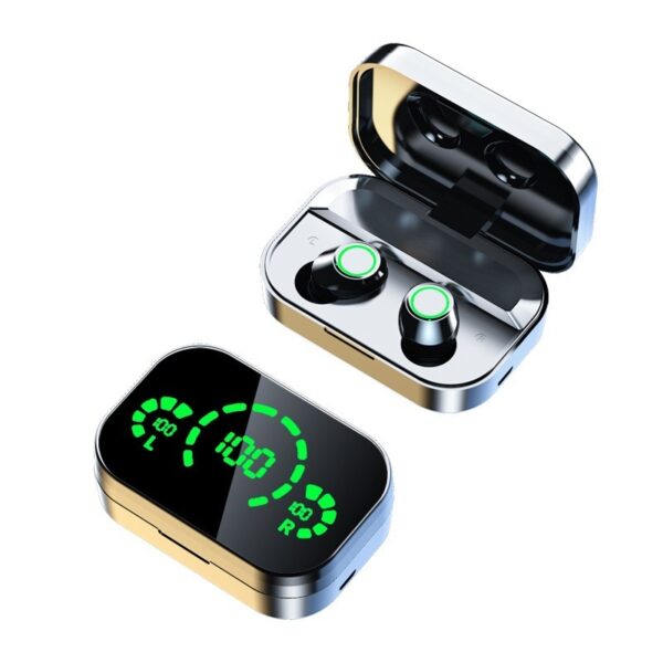 YD03 Wireless Bluetooth-compatible Headset TWS Large Screen Smart Digital Display In Ear Breathing Light – Image 6