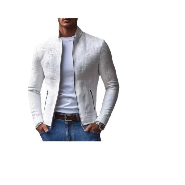 Stand Collar Business Casual Jacket Men's Top – Image 2