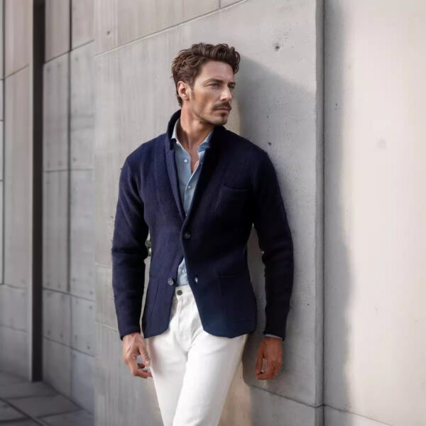 Trendy Fashion Jacket Casual Coat – Image 4