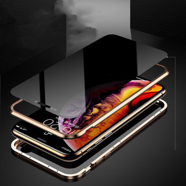 Phone Case Anti-peep Magnetic Protective Shell Magnetic Privacy Glass Case For Phone – Image 7