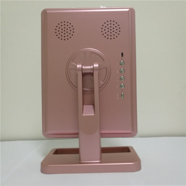 Touch Screen Makeup Mirror With 20 LED Light Bluetooth Music Speaker 10X Magnifying Mirrors Lights – Image 2