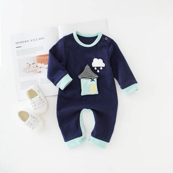 Baby one-piece romper cotton baby – Image 4