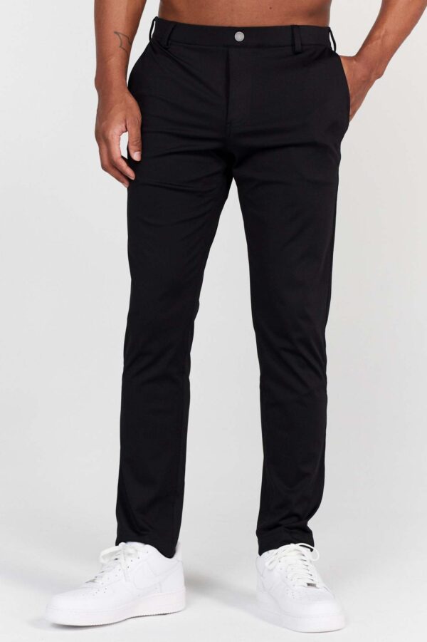 Four Seasons Slim Fit Men's Casual Solid Color Trousers – Image 8