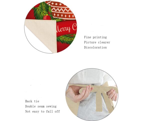 Christmas day apron – Image 8