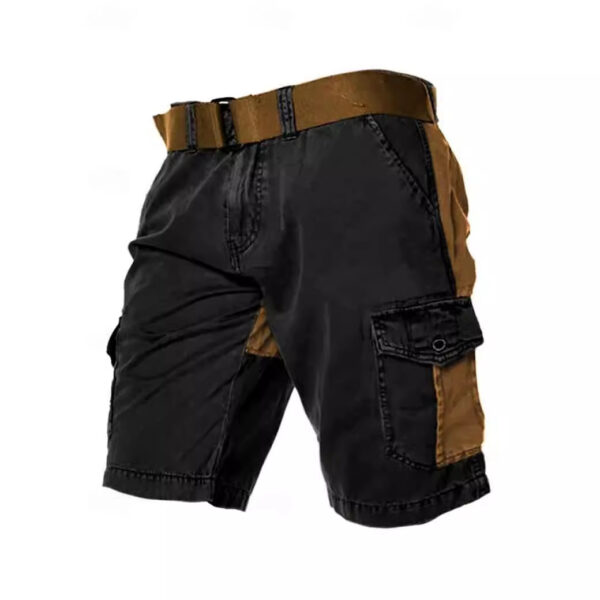 Men's Cotton Casual Three-dimensional Pocket Overalls – Image 4