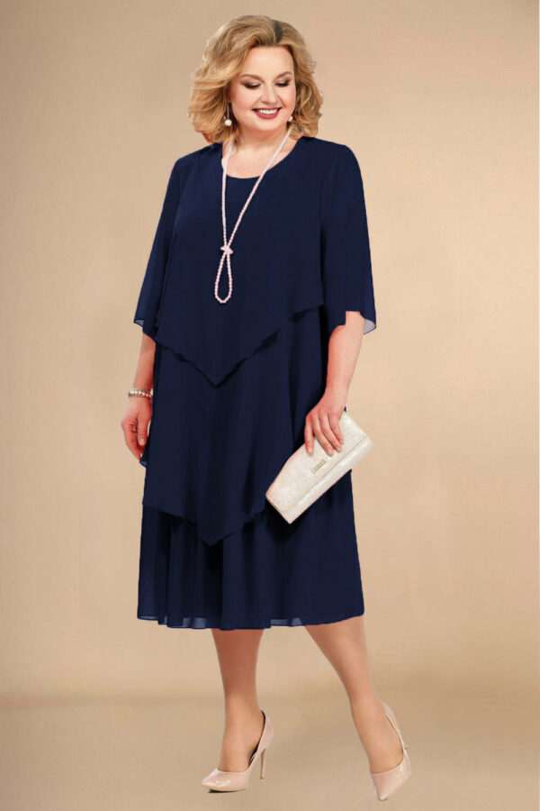 Chiffon Plus Size Mom Beach Dress – Image 7