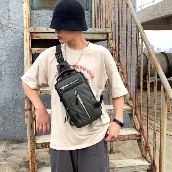 Crossbody Bags Men Multifunctional Backpack Shoulder Chest Bags – Image 4