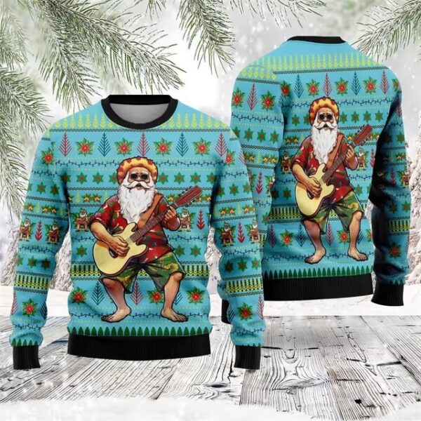 Santa Claus Funny Hip Hop 3D Digital Printing Top – Image 7