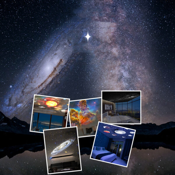 Night Light Galaxy Projector Starry Sky Projector 360 Rotate Planetarium Lamp For Kids Bedroom Valentines Day Gift Wedding Deco – Image 10
