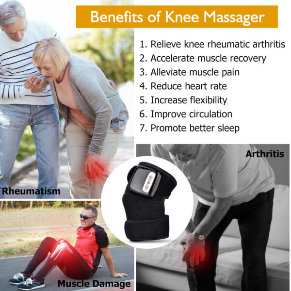Electric Infrared Heating Knee Massager Wrap Elbow Joint Support Vibration Therapy Physiotherapy Machine Pain Relief Massageador – Image 4