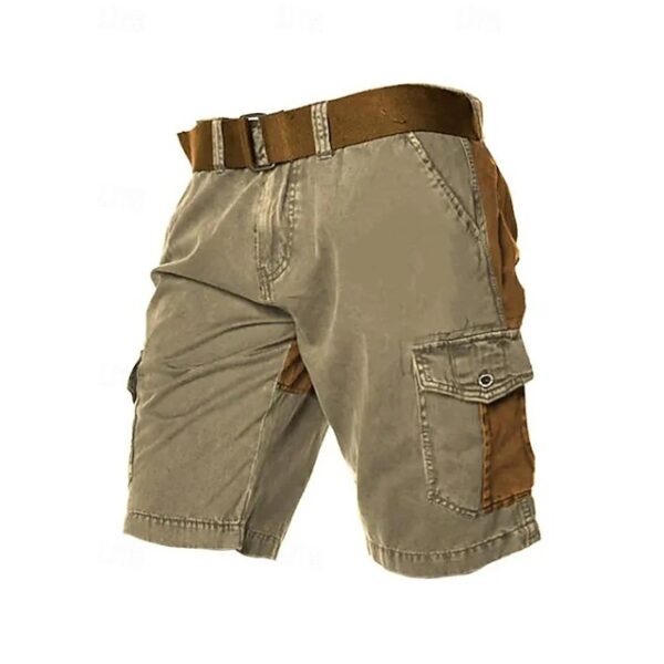 Men's Cotton Casual Three-dimensional Pocket Overalls