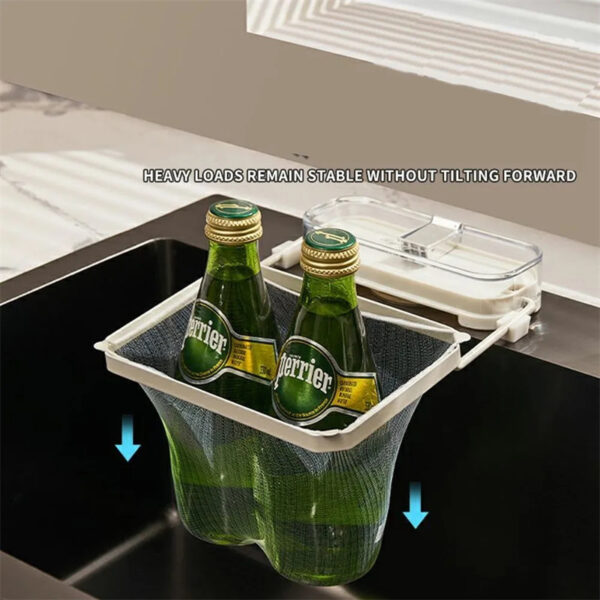 Kitchen Sink Filter Rack Suction Cup Disposable Leftover Leftovers Filter Pocket Kitchen Garbage Drain Rack Sink Strainer Kitchen Gadgets – Image 4