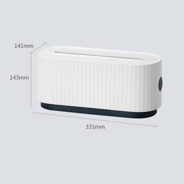 Power Strip Wire Case Cable Storage Box Anti Dust Charger Socket Organizer Network Line Storage Bin Charger Wire Management – Image 2