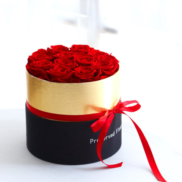 Eternal Roses In Box Preserved Real Rose Flowers With Box Set Valentines Day Gift Romantic Artificial Flowers – Image 3