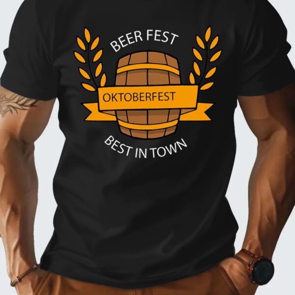 3D Digital Printed Casual Round Neck Short Sleeved Shirt – Image 3