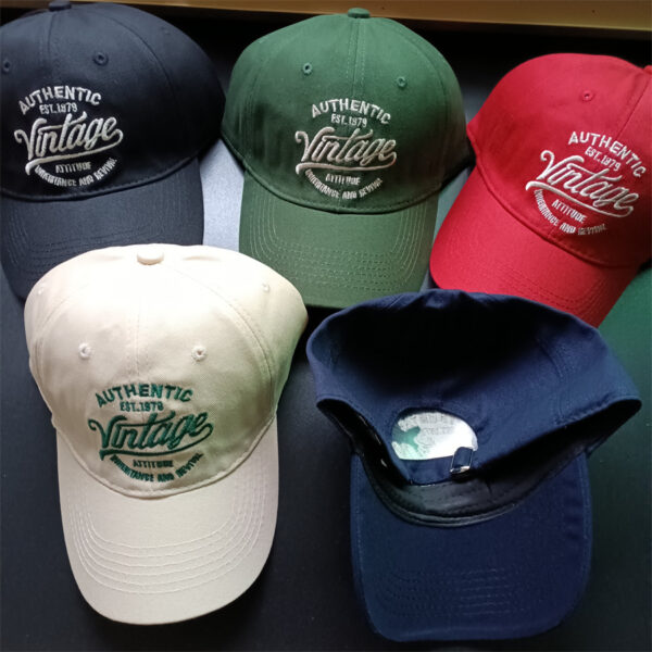 European And American Letter Embroidery Baseball Cap Peaked Cap For Men And Women – Image 2