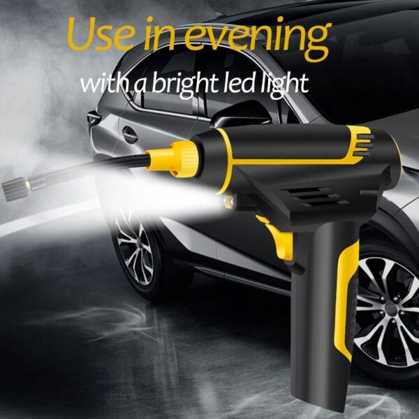 Automatic Portable Handheld Digital LED Smart Car Air Compressor – Image 5