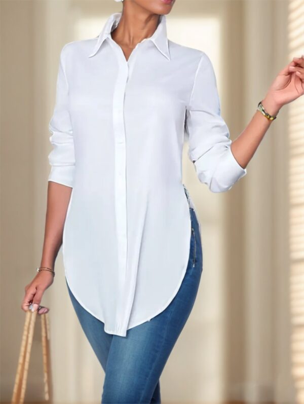 Split Button Front Shirt – Image 2