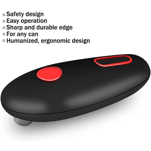 Electric Can Opener Automatic Jar Bottle Can Machine One Touch Portable Kitchen Hand Free Opening Opener Tool Gadgets – Image 4
